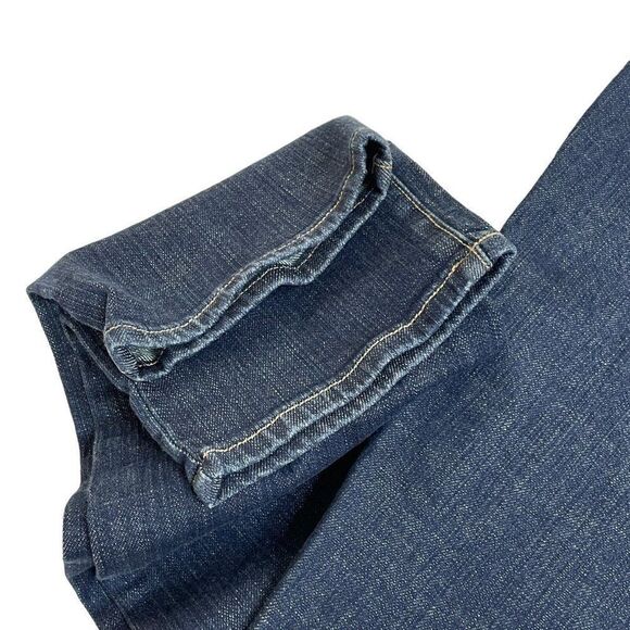 Old Navy Sweetheart Jeans Womens Size 16 Regular Dark Indigo Denim Straight Leg - Picture 5 of 6